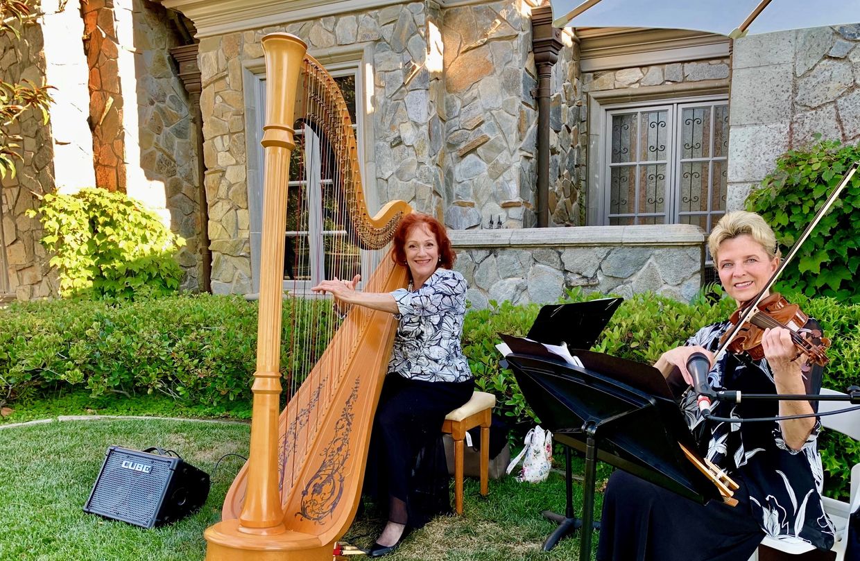 Violin and Harp Duo Naomi Alter San Diego Harpist